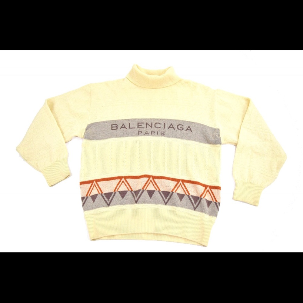 Balenciaga Spellout Turtleneck